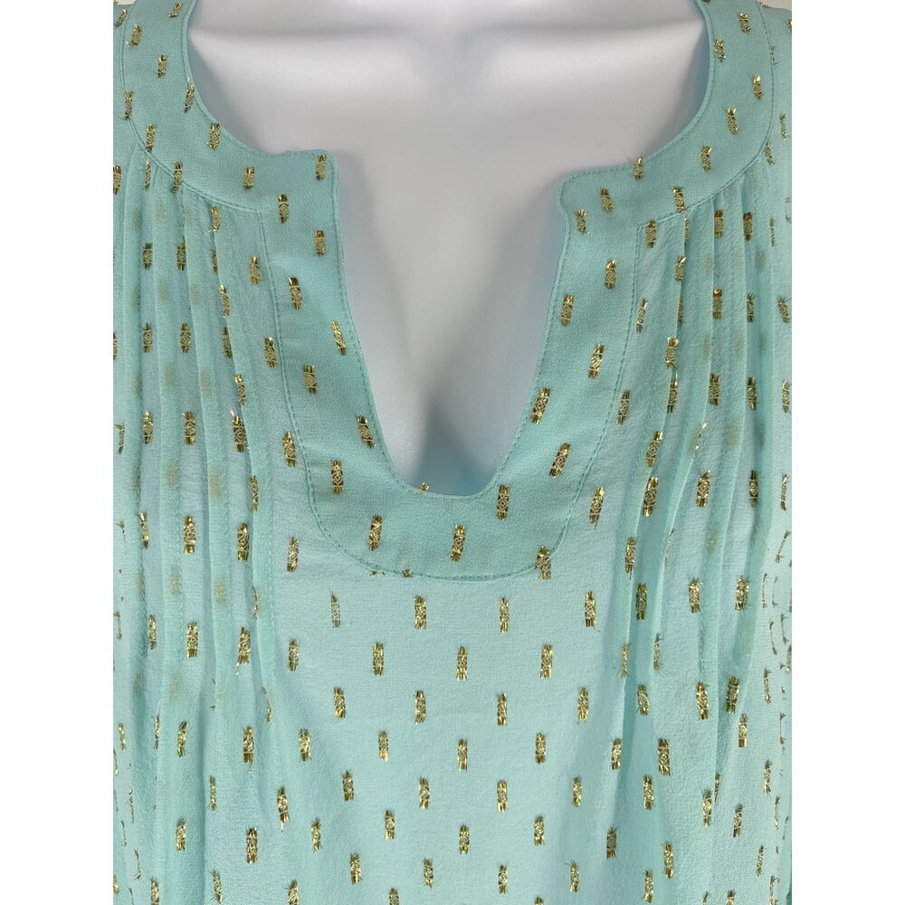 Lilly Pulitzer Colby Sheer Silk Blouse - Picture 3 of 6